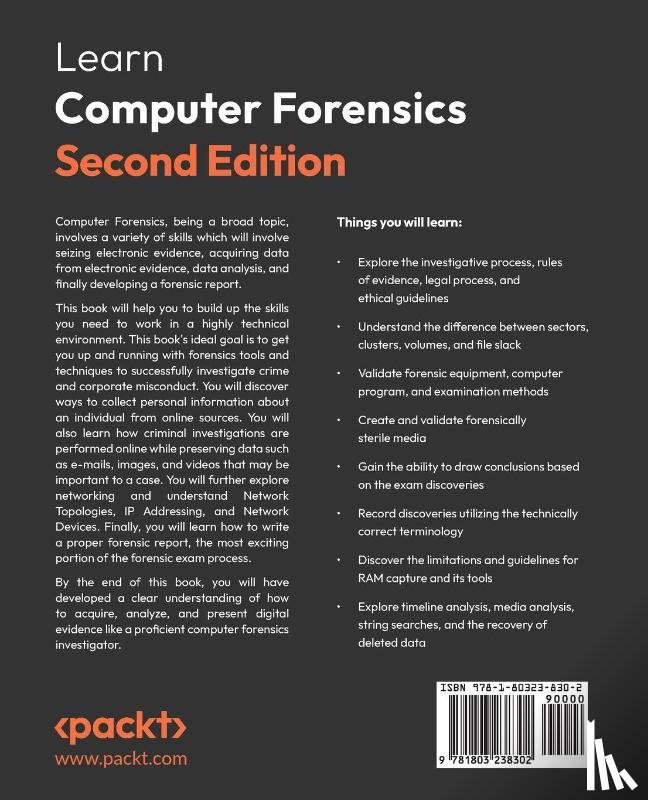 Oettinger, William - Learn Computer Forensics – 2nd edition