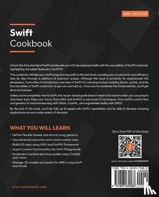 Moon, Keith, Barker, Chris, Bolella, Daniel - Swift Cookbook - Third Edition
