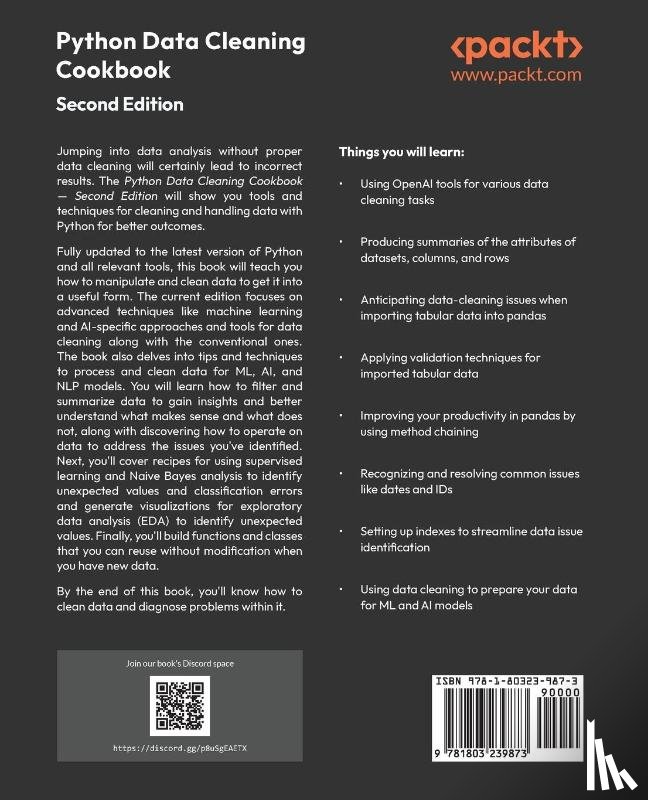 Walker, Michael - Python Data Cleaning Cookbook - Second Edition