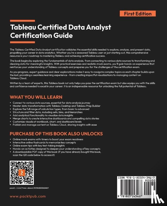 Cooney, Harry, Jones, Daisy - Tableau Certified Data Analyst Certification Guide