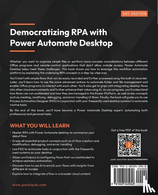 Krause, Peter - Democratizing RPA with Power Automate Desktop