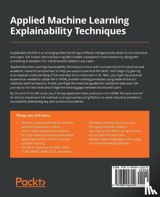 Bhattacharya, Aditya - Applied Machine Learning Explainability Techniques