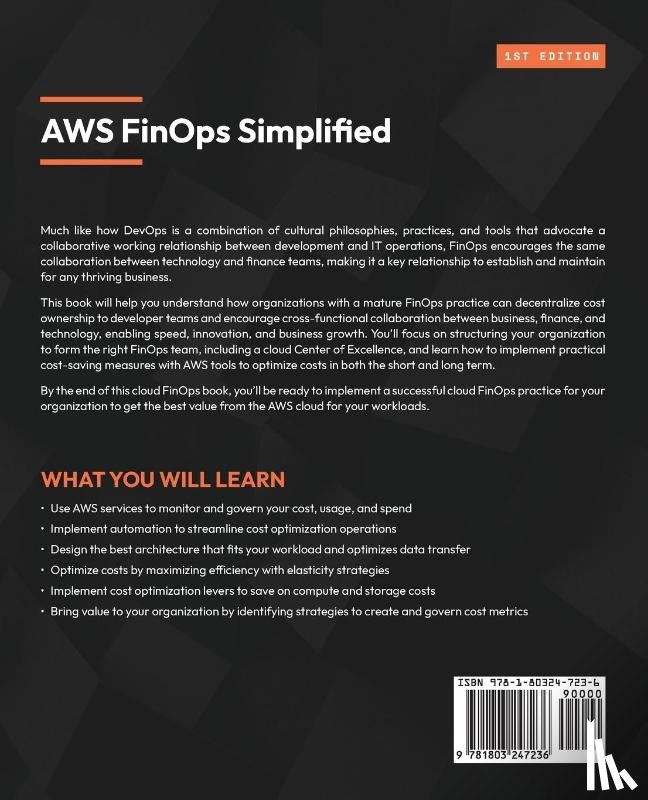 Chung, Peter - AWS FinOps Simplified