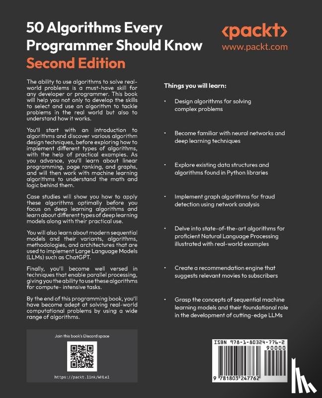 Ahmad, Imran - 50 Algorithms Every Programmer Should Know