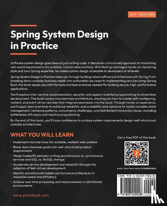 Santiago, Rodrigo - Spring System Design in Practice