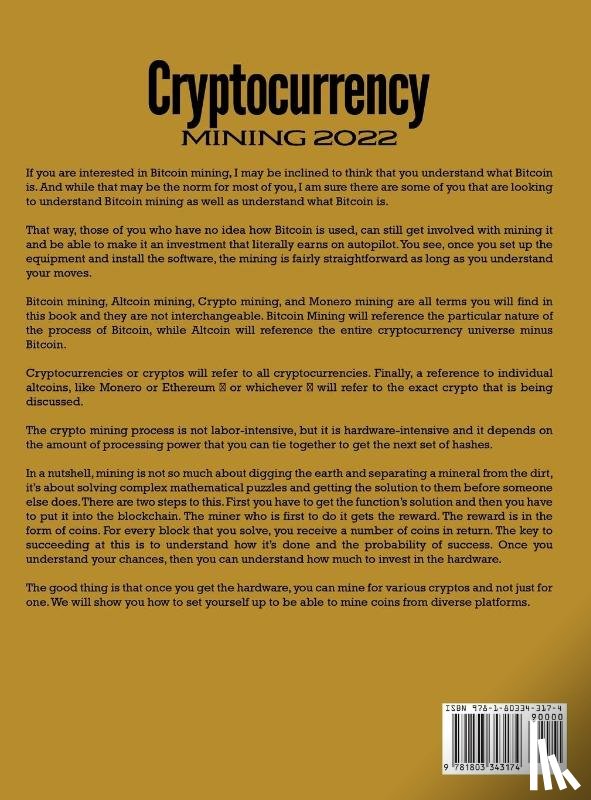 Macao's Books - Cryptocurrency Mining 2022