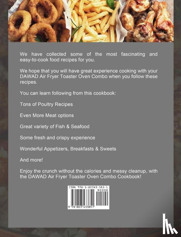 Lacefield, David - DAWAD Air Fryer Toaster Oven Combo Cookbook for Beginners