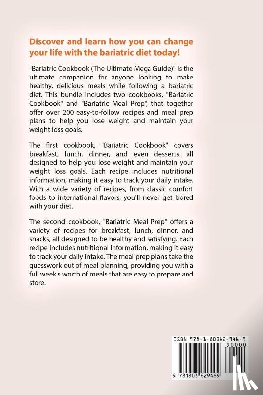 Caldwell, Casey - BARIATRIC COOKBOOK (THE ULTIMATE MEGA GUIDE)