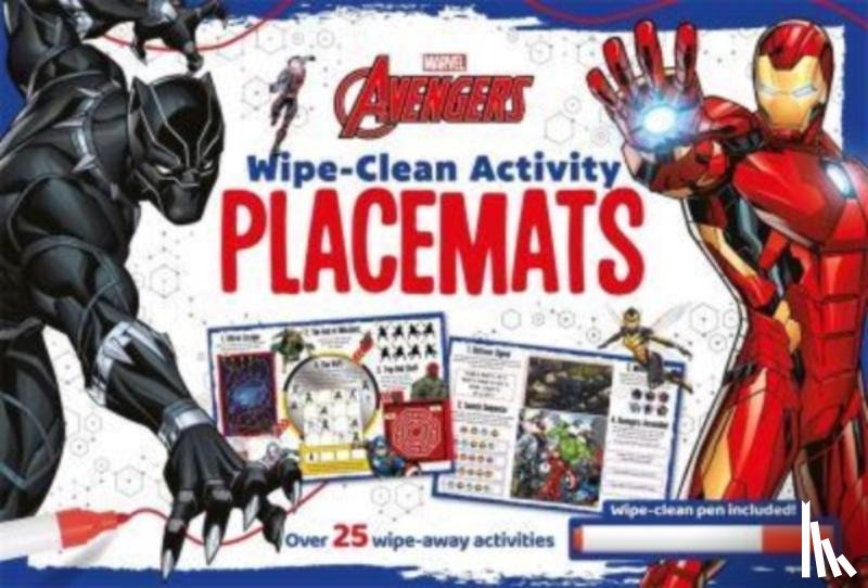 Marvel Entertainment International Ltd - Marvel Avengers: Wipe-clean Activity Placemats