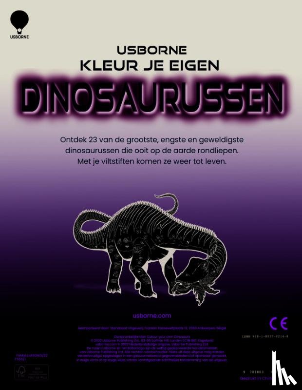  - Kleur je eigen dinosaurussen