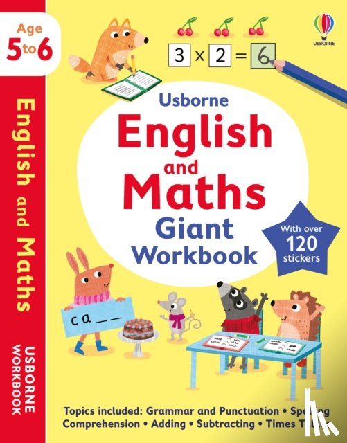 Bathie, Holly, Greenwell, Jessica, Bingham, Jane, Watson, Hannah (EDITOR) - Usborne English and Maths Giant Workbook 5-6