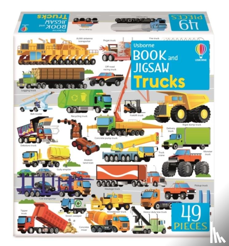 Smith, Sam - Usborne Book and Jigsaw Trucks