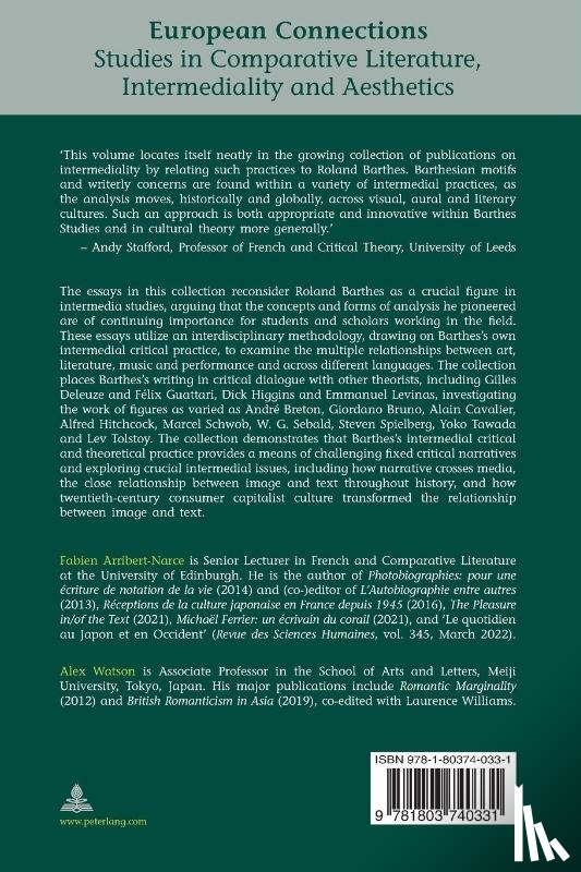  - Intermedial Encounters Between Image, Music and Text