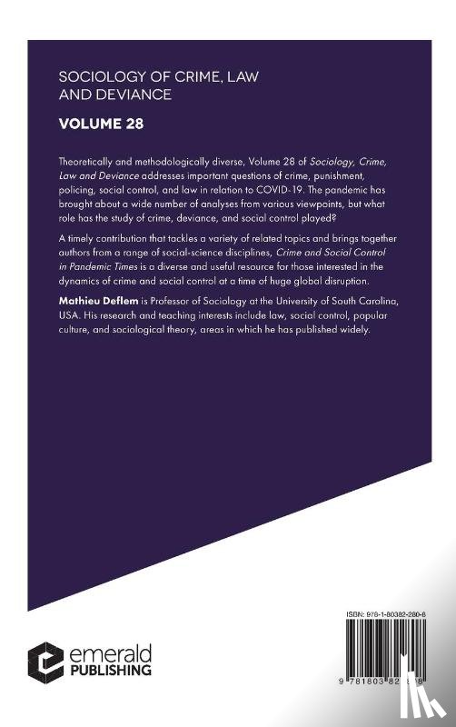  - Crime and Social Control in Pandemic Times