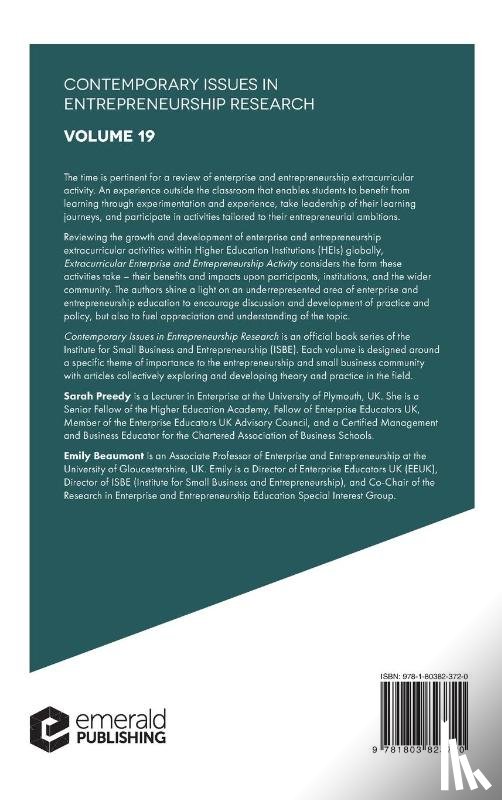  - Extracurricular Enterprise and Entrepreneurship Activity