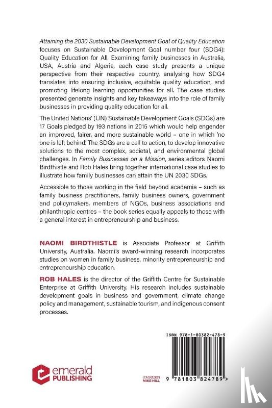  - Attaining the 2030 Sustainable Development Goal of Quality Education