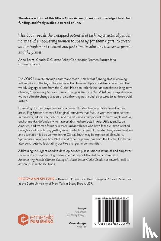 Spitzer, Peggy Ann (State University of New York at Stony Brook - Empowering Female Climate Change Activists in the Global South