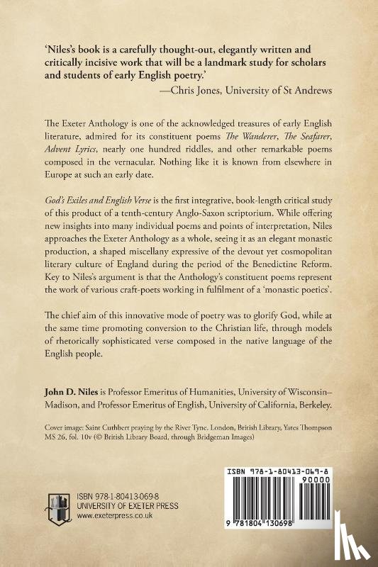 Niles, John D. - God's Exiles and English Verse