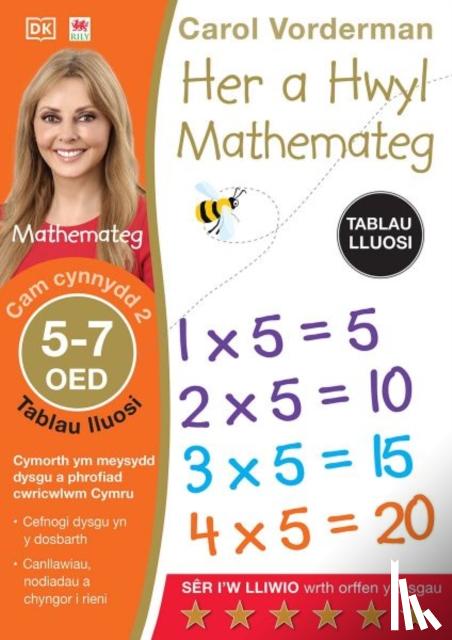 Vorderman, Carol - Her a Hwyl Mathemateg: Tablau Lluosi, Oed 5-7 (Maths Made Easy: Times Tables, Ages 5-7)