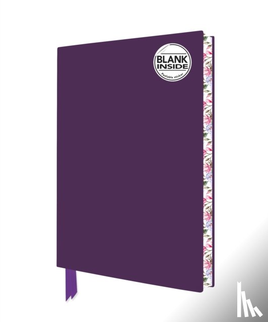 Flame Tree Studio - Purple Blank Artisan Notebook (Flame Tree Journals)