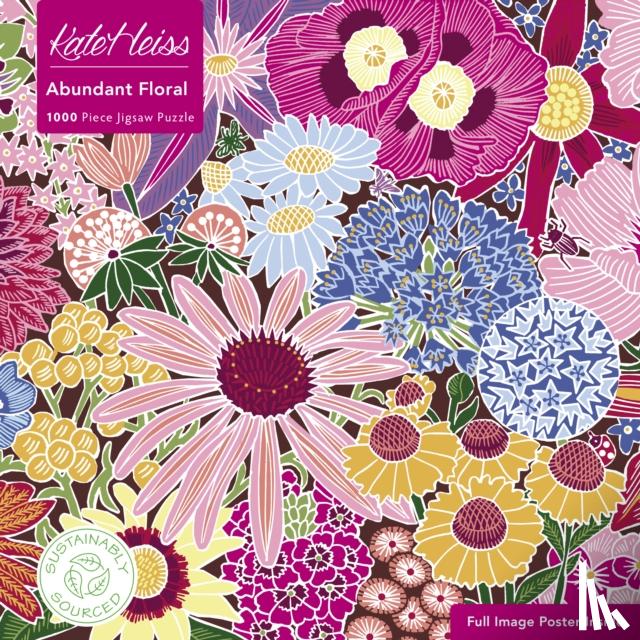  - Adult Sustainable Jigsaw Puzzle Kate Heiss: Abundant Floral