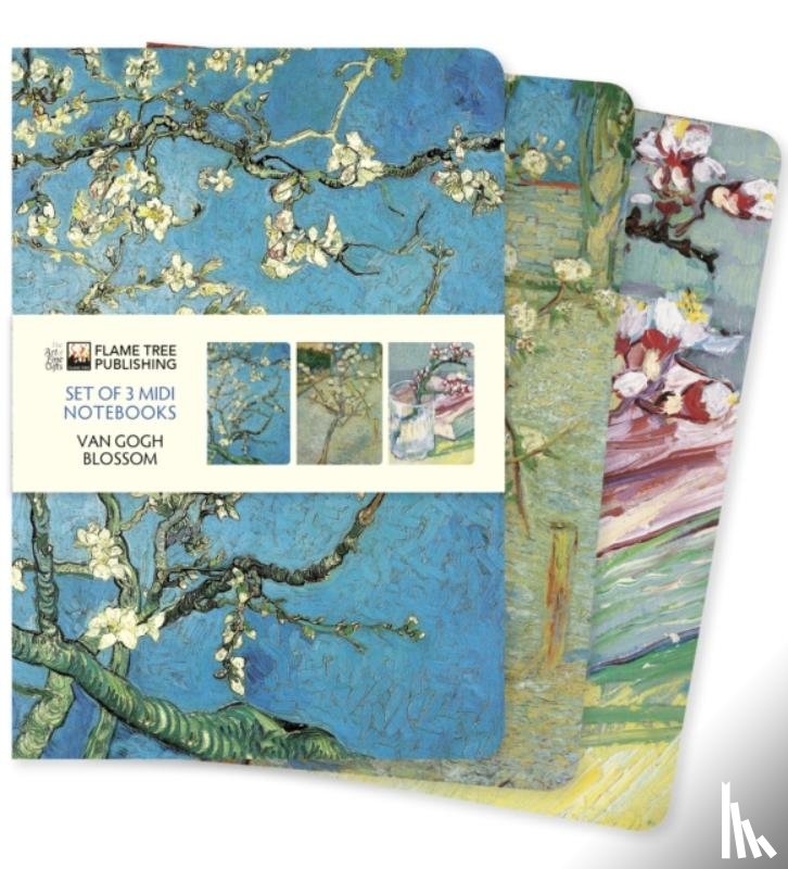 Flame Tree Studio - Vincent van Gogh: Blossom Set of 3 Midi Notebooks