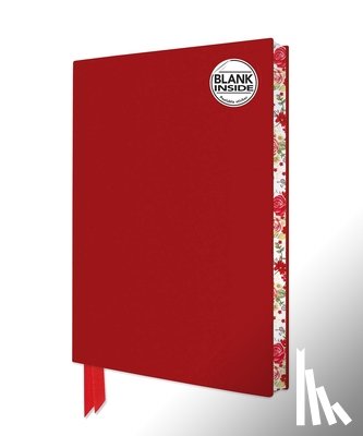 Flame Tree Studio - Red Blank Artisan Notebook (Flame Tree Journals)