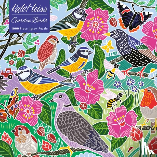 Flame Tree Studio - Adult Jigsaw Puzzle: Kate Heiss: Garden Birds