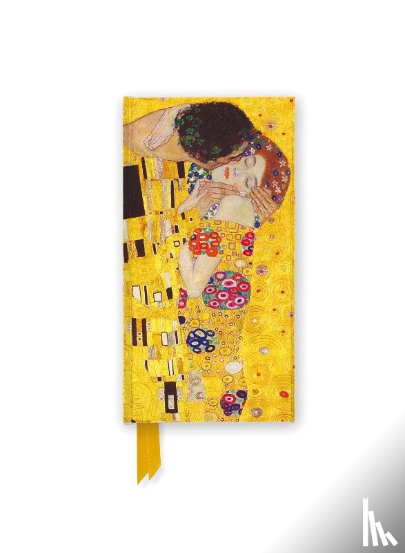 Flame Tree Studio - Gustav Klimt: The Kiss (Foiled Slimline Journal)