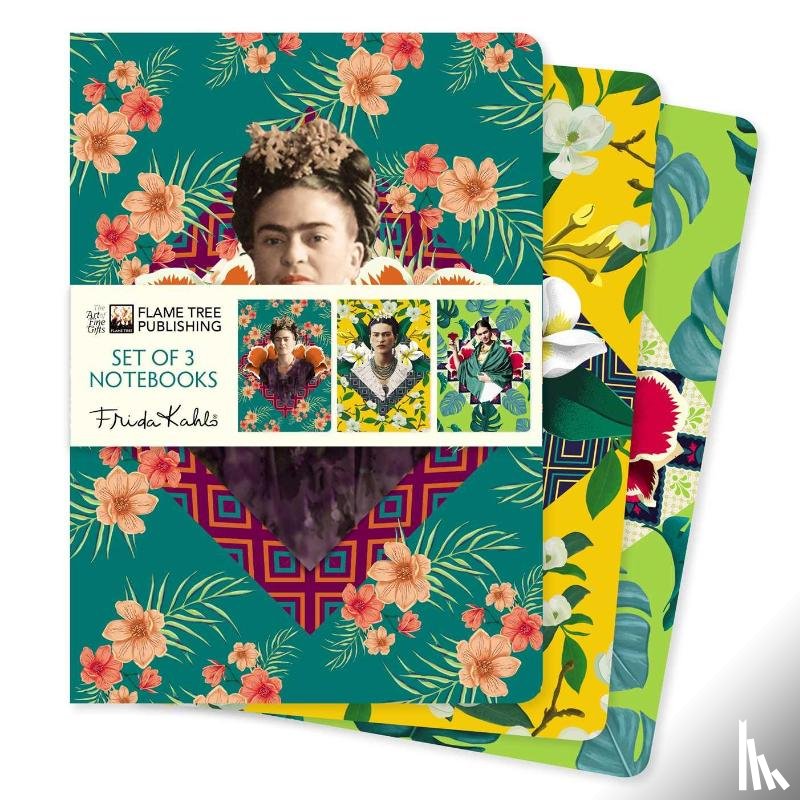 Flame Tree Studio - Frida Kahlo Set of 3 Standard Notebooks