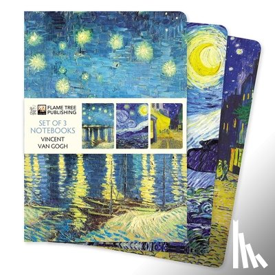 Flame Tree Studio - Vincent van Gogh Set of 3 Standard Notebooks