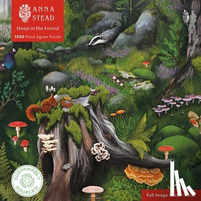 Flame Tree Studio - Adult Sustainable Jigsaw Puzzle Anna Stead: Deep in the Forest