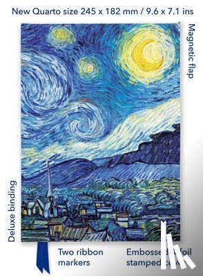 Flame Tree Studio - Vincent van Gogh: The Starry Night (Foiled Quarto Journal)