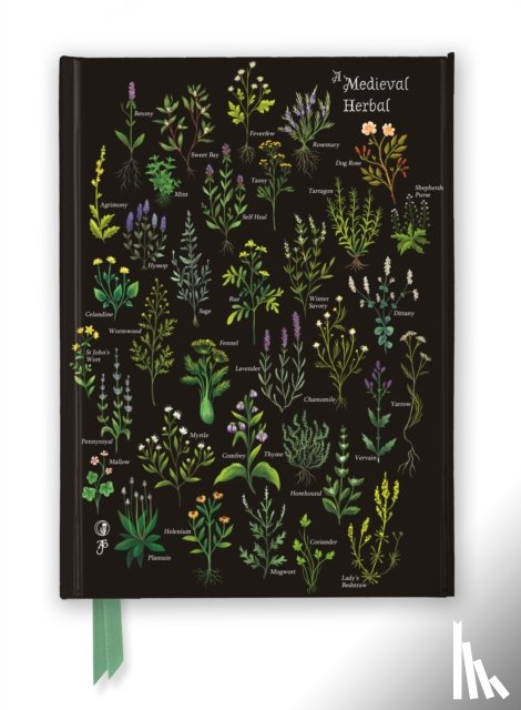 Flame Tree Studio - Anna Stead: A Medieval Herbal (Foiled Journal)