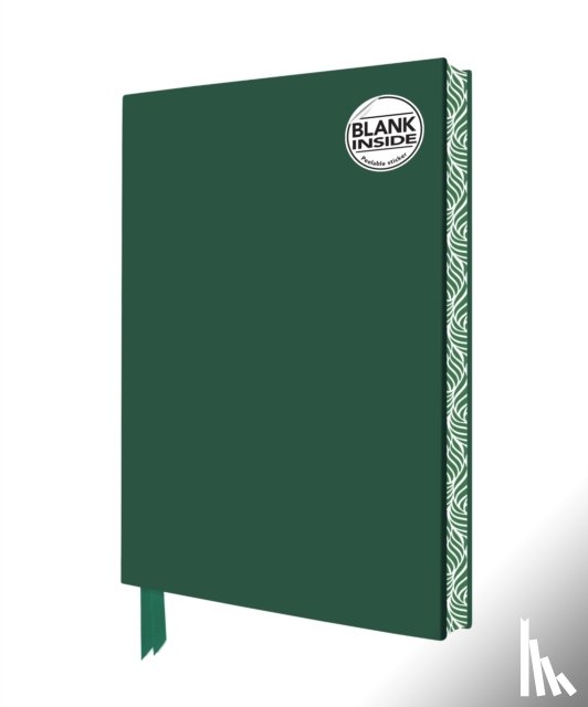 Flame Tree Studio - Racing Green Blank Artisan Notebook (Flame Tree Journals)