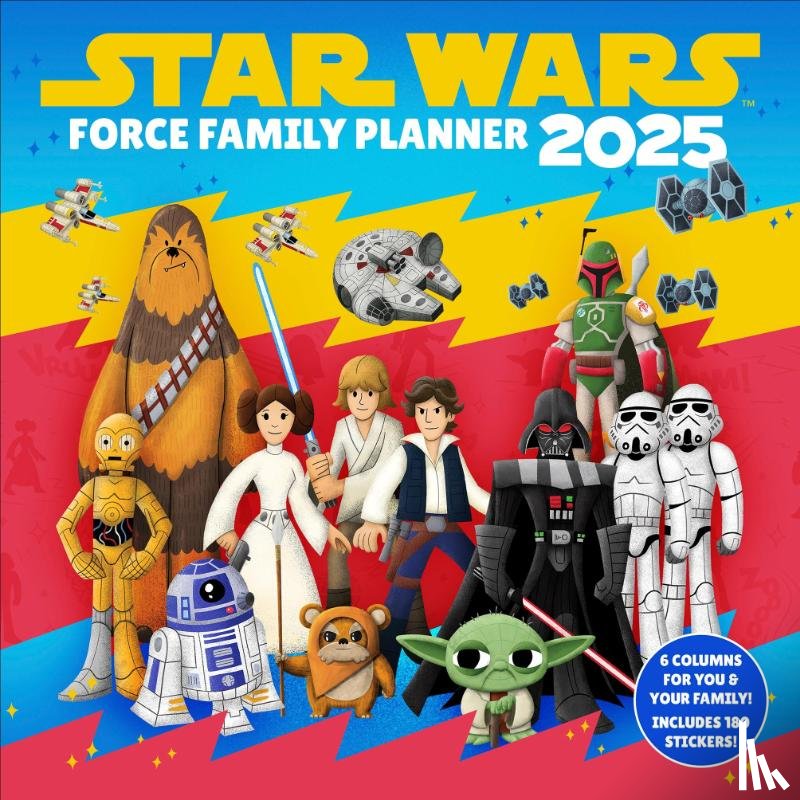  - Star Wars (Force) 2025 Family Planner Calendar