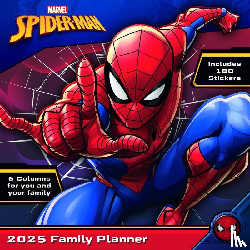  - Spider-Man 2025 Family Planner Calendar