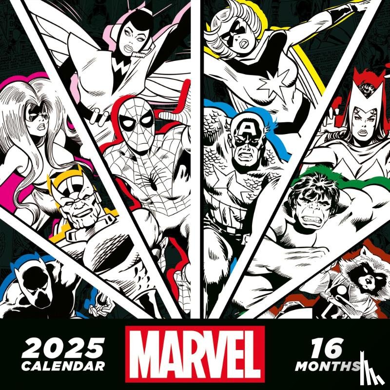  - Marvel 2025 Square Calendar