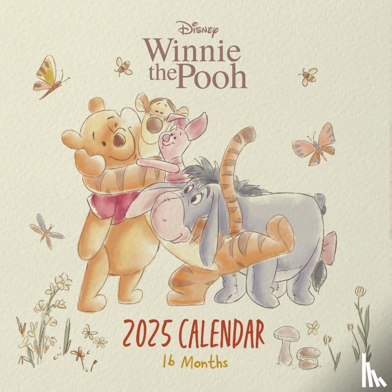  - Winnie the Pooh (Crafting New Beginnings) 2025 Square Calendar
