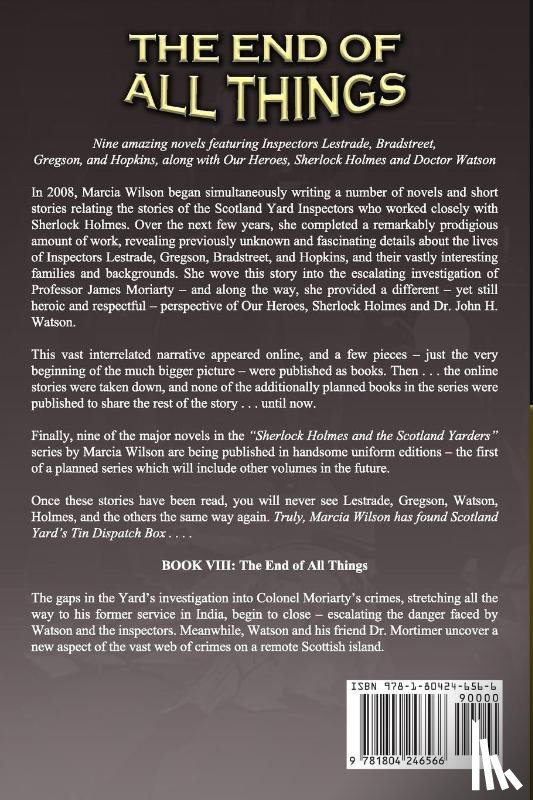 Wilson, Marcia - The End of All Things