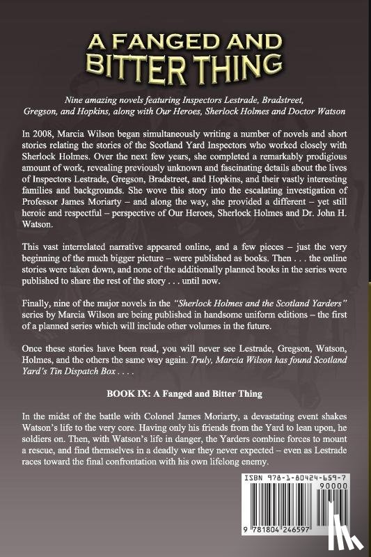 Wilson, Marcia - A Fanged and Bitter Thing