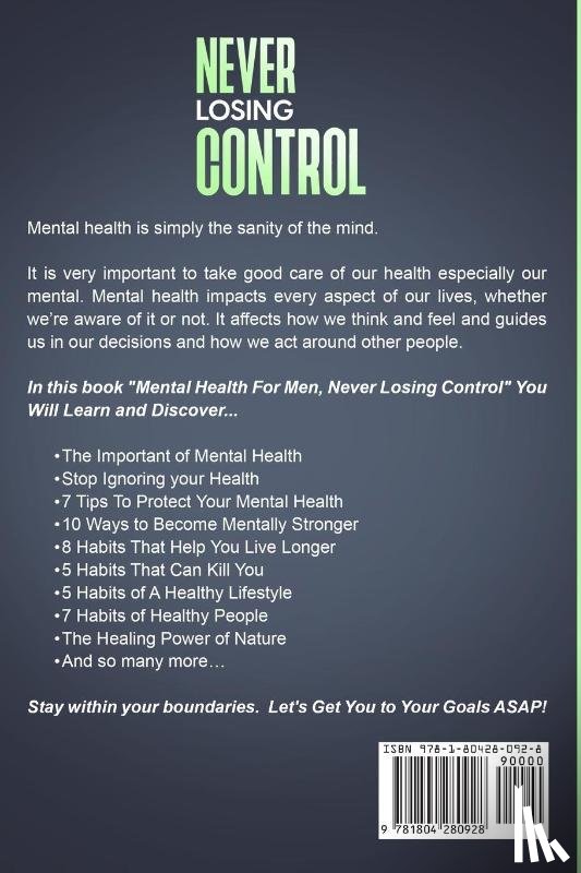 Reese, Raul - Mental Health For Men