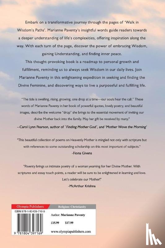 Paventy, Marianne - Walk in Wisdom’s Paths