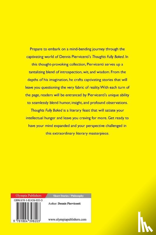 Piervicenti, Dennis - Thoughts Fully Baked