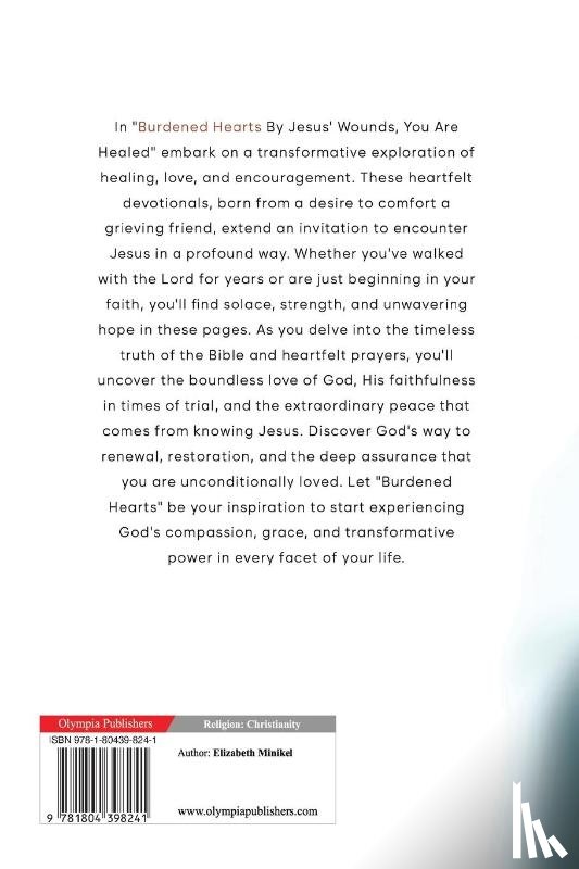 Minikel, Elizabeth - Burdened Hearts By Jesus' Wounds, You are Healed