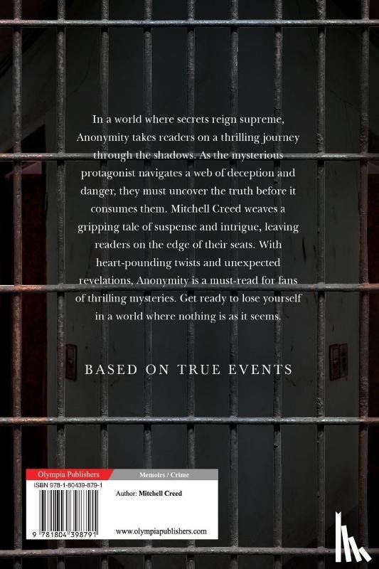 Creed, Mitchell - Anonymity