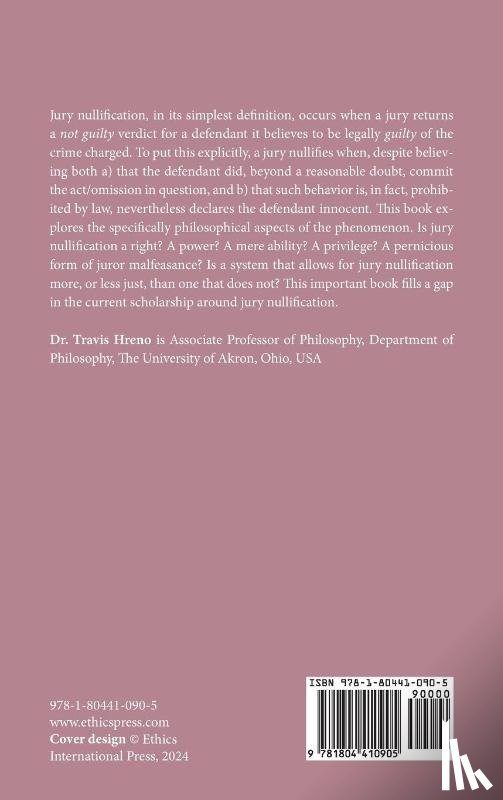 Hreno, Travis - Jury Nullification