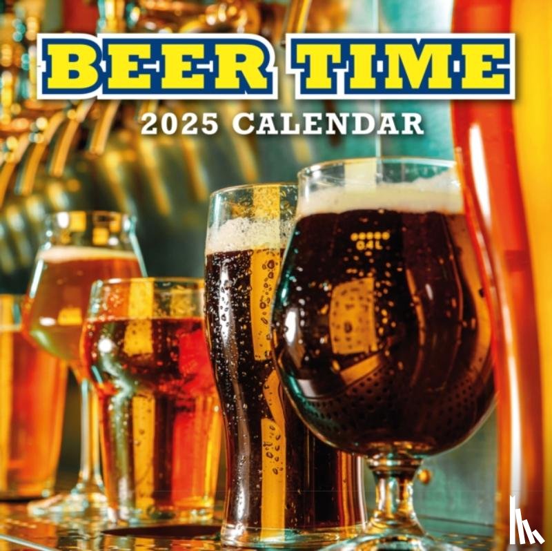 Red Robin - Beer Time 2025 Square Wall Calendar