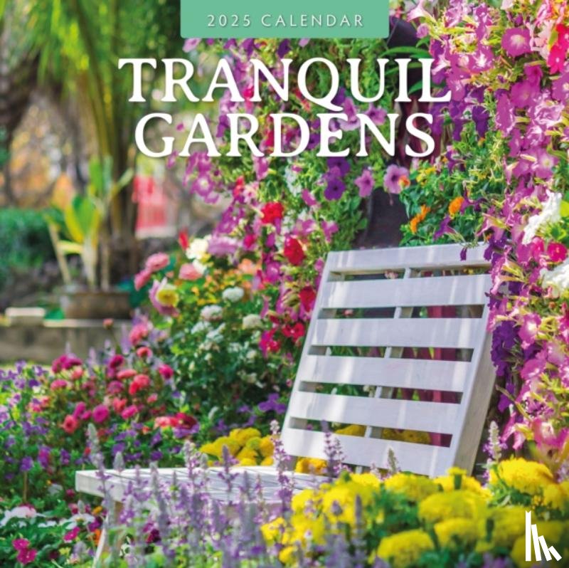 Red Robin - Tranquil Gardens 2025 Square Wall Calendar