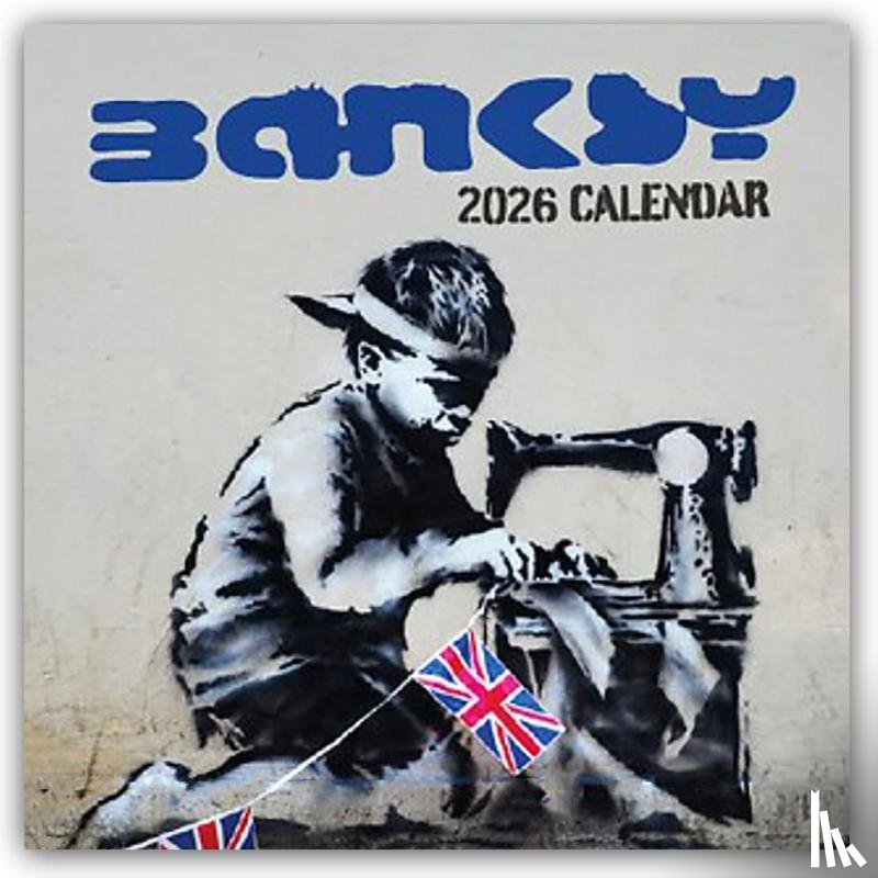 Red Robin - Banksy 2026 Square Wall Calendar